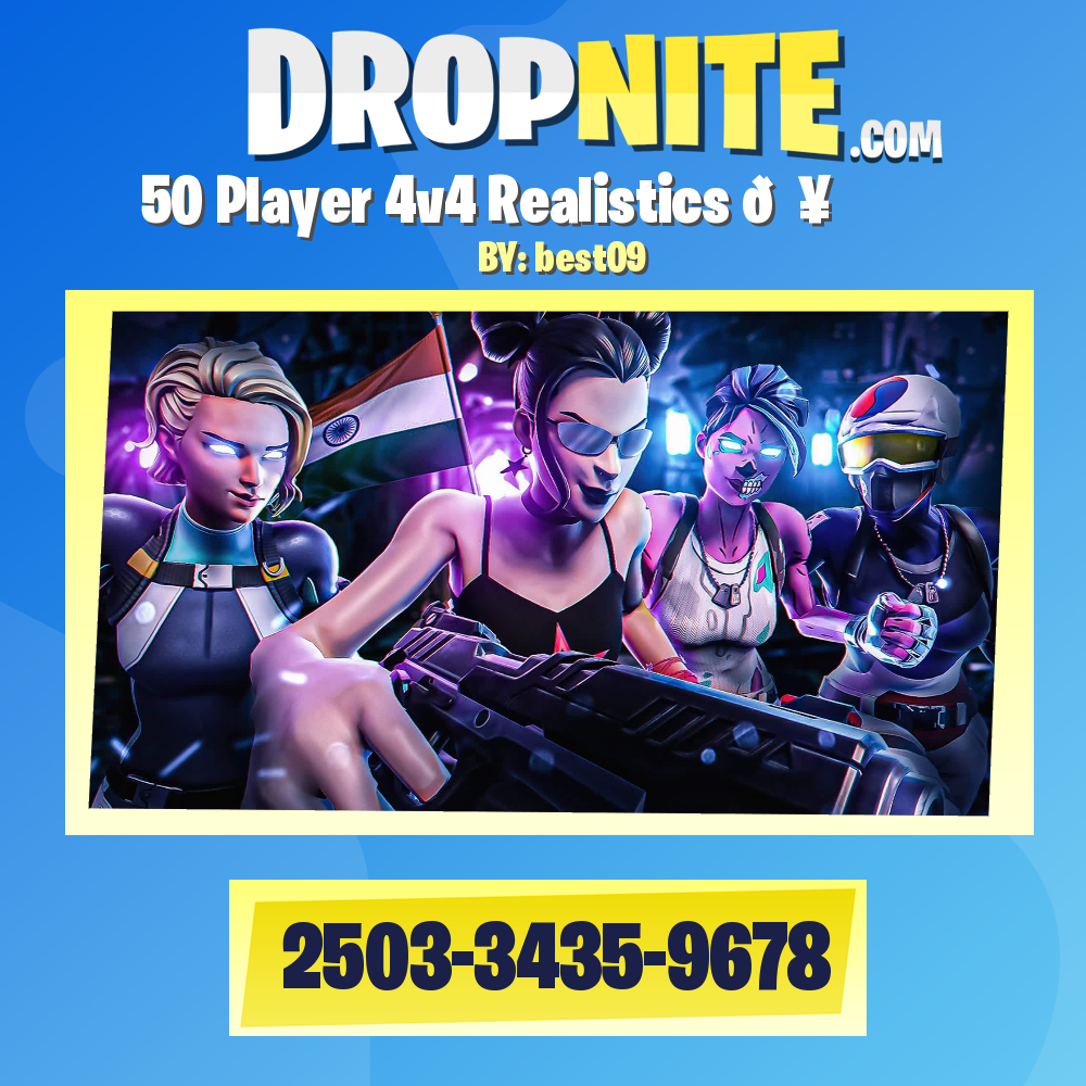 50 Player 4v4 Realistics 🔥