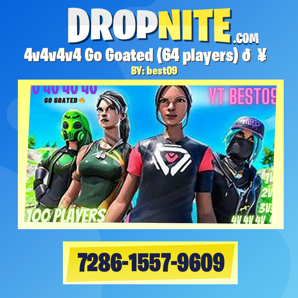 4v4v4v4 Go Goated (64 players) 🔥