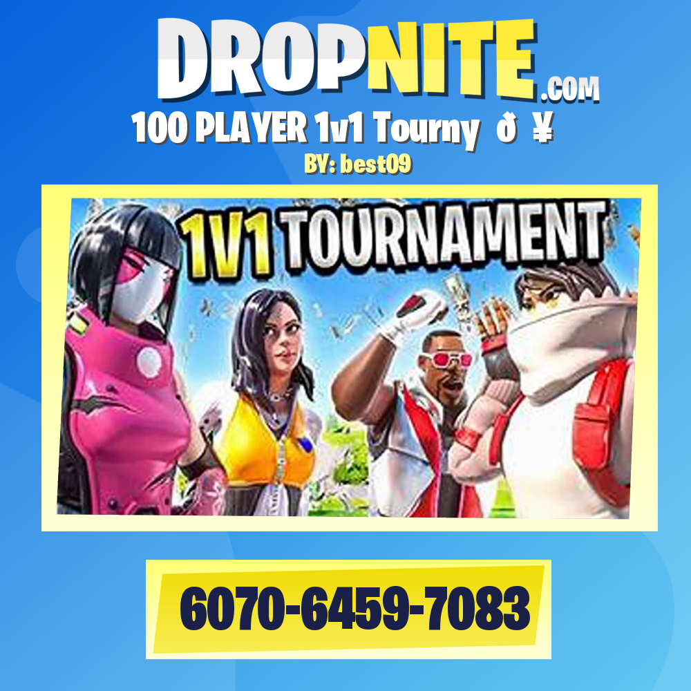 100 PLAYER 1v1 Tourny  🔥