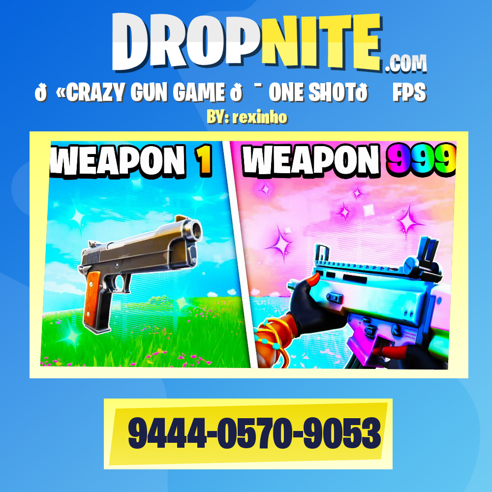 🔫CRAZY GUN GAME 🎯 ONE SHOT👁️ FPS