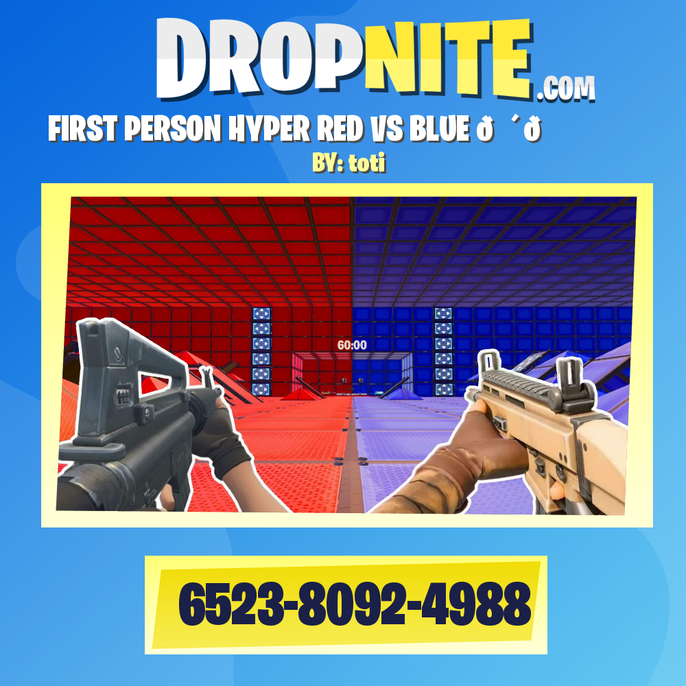 FIRST PERSON HYPER RED VS BLUE 🔴🔵