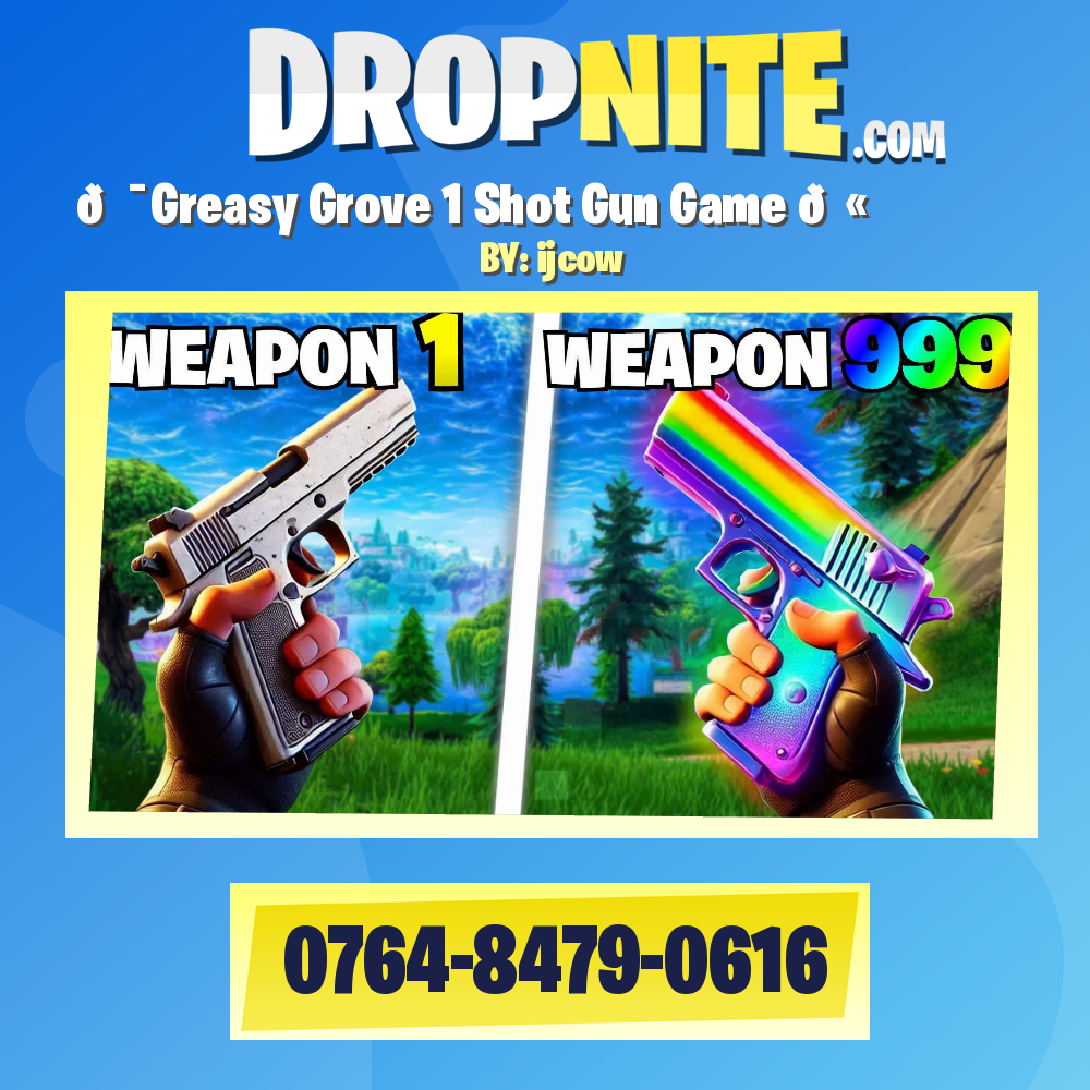 🎯Greasy Grove 1 Shot Gun Game 🔫