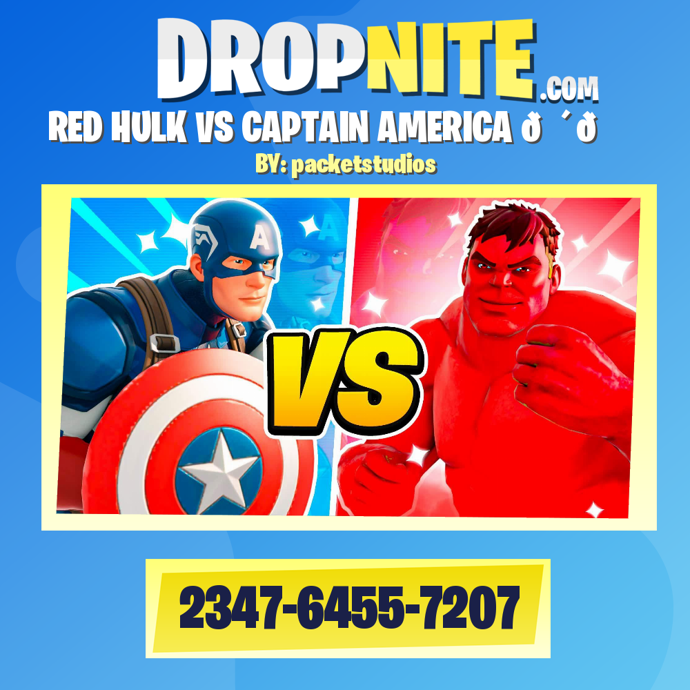 RED HULK VS CAPTAIN AMERICA 🔴🔵