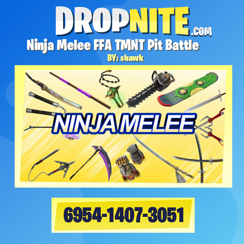 Ninja Melee FFA TMNT Pit Battle