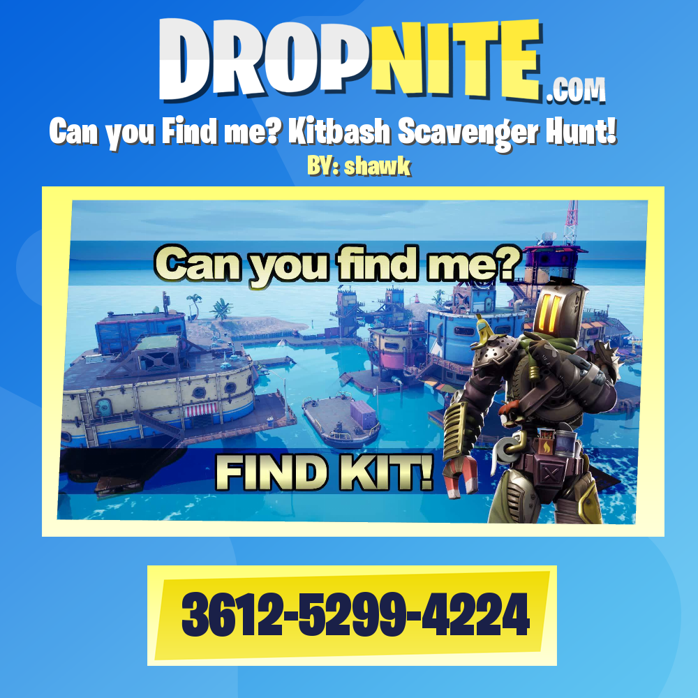 Can you Find me? Kitbash Scavenger Hunt!