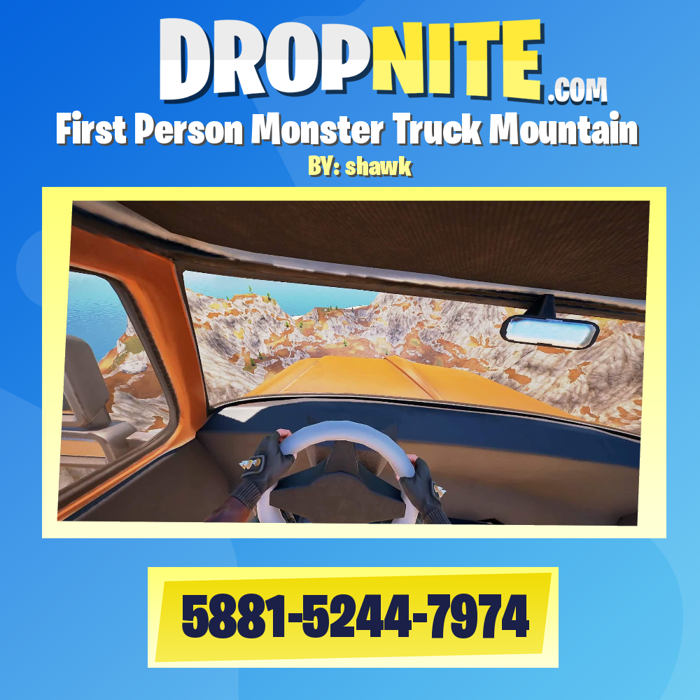 First Person Monster Truck Mountain
