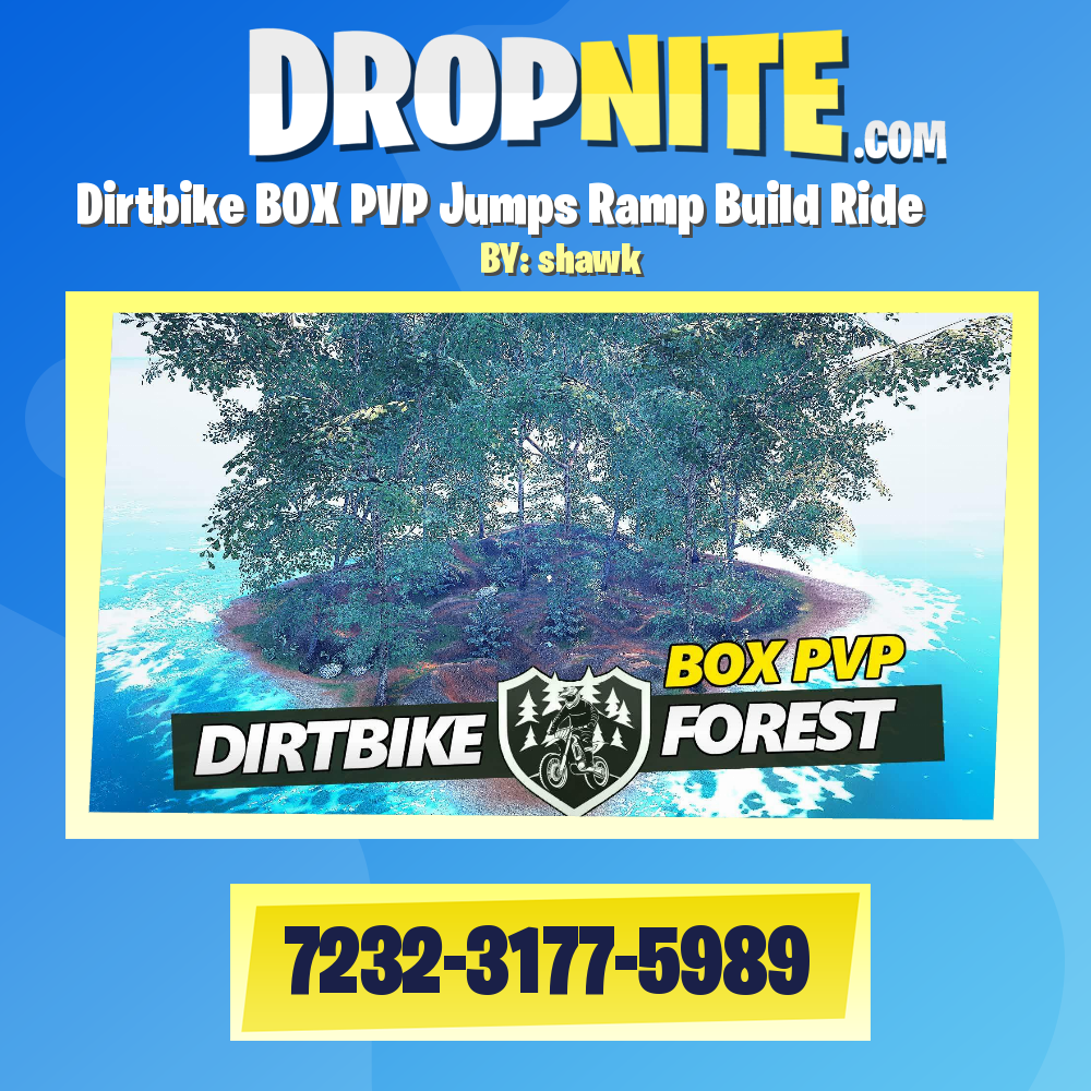 Dirtbike BOX PVP Jumps Ramp Build Ride