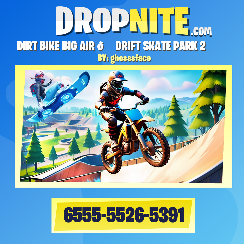 DIRT BIKE BIG AIR 🏍️ DRIFT SKATE PARK 2