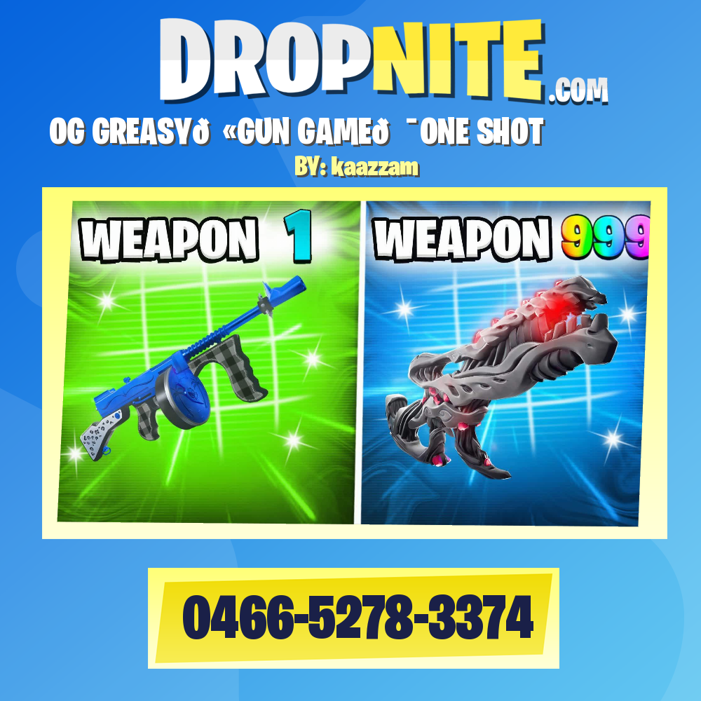 OG GREASY🔫GUN GAME🎯ONE SHOT⭐️