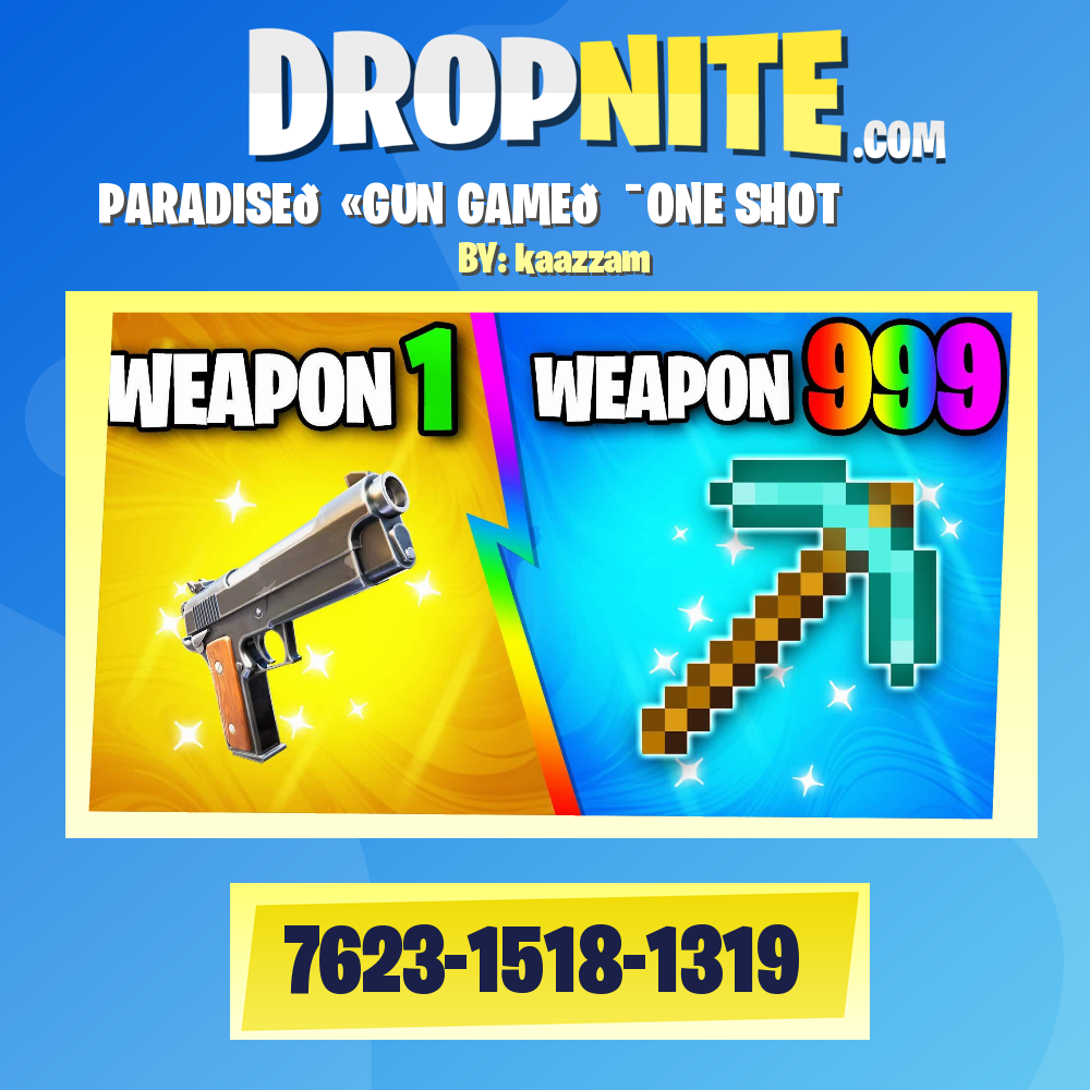 ⭐️PARADISE🔫GUN GAME🎯ONE SHOT