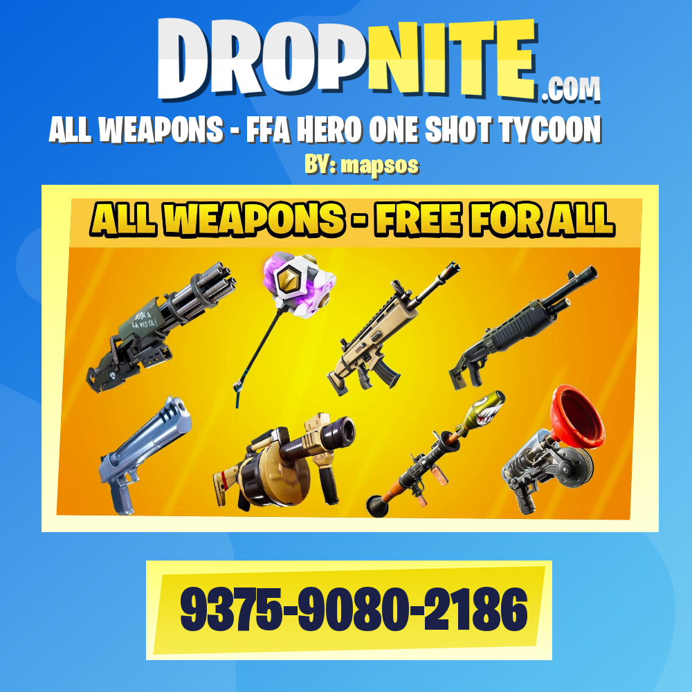 ALL WEAPONS - FFA HERO ONE SHOT TYCOON