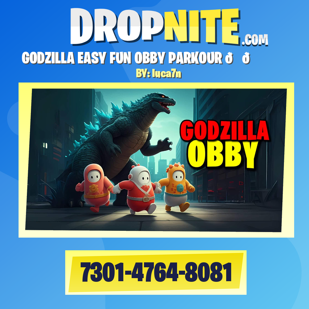 GODZILLA EASY FUN OBBY PARKOUR 🌈🏆