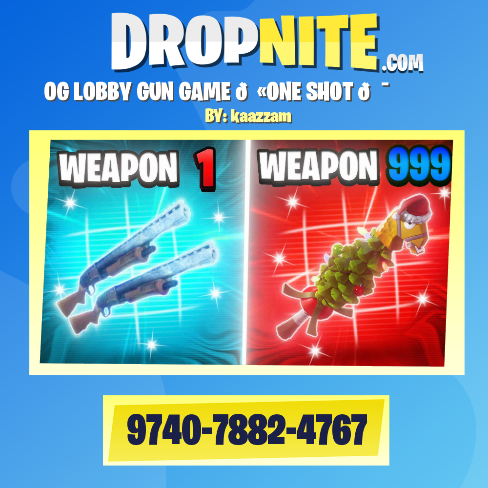 ❄️OG LOBBY GUN GAME 🔫ONE SHOT 🎯