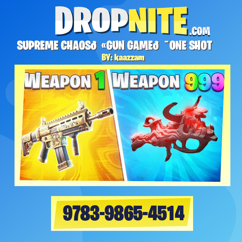 SUPREME CHAOS🔫GUN GAME🎯ONE SHOT⭐️