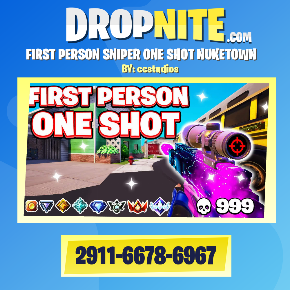 ⭐️FIRST PERSON SNIPER ONE SHOT NUKETOWN
