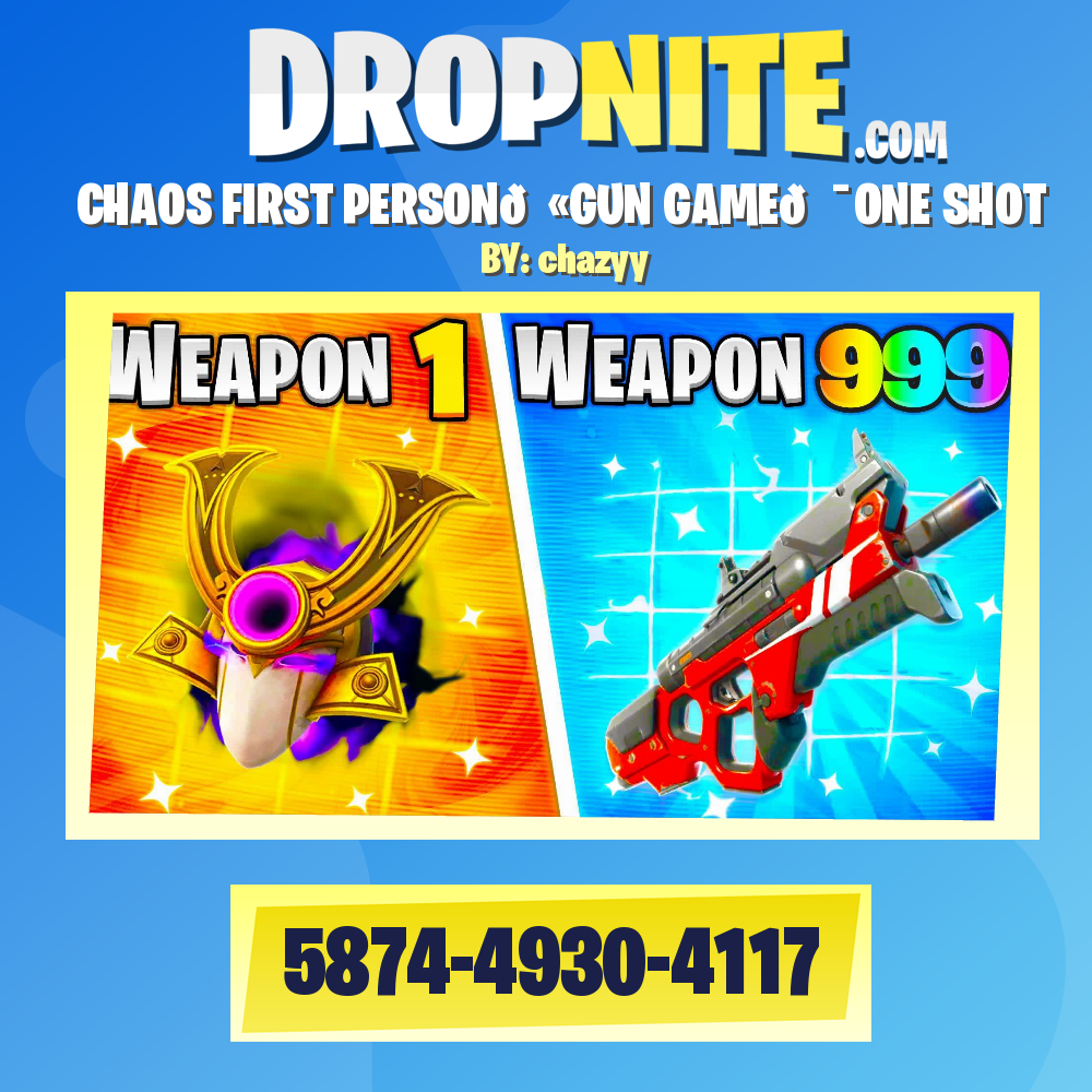 CHAOS FIRST PERSON🔫GUN GAME🎯ONE SHOT