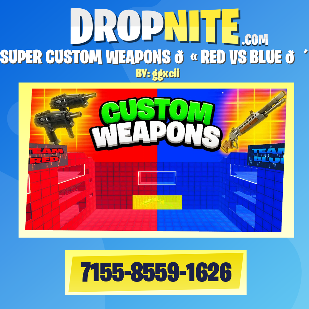SUPER CUSTOM WEAPONS 🔫 RED VS BLUE 🔴🔵