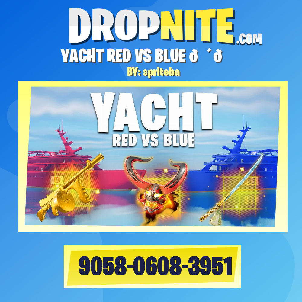 YACHT RED VS BLUE 🔴🔵