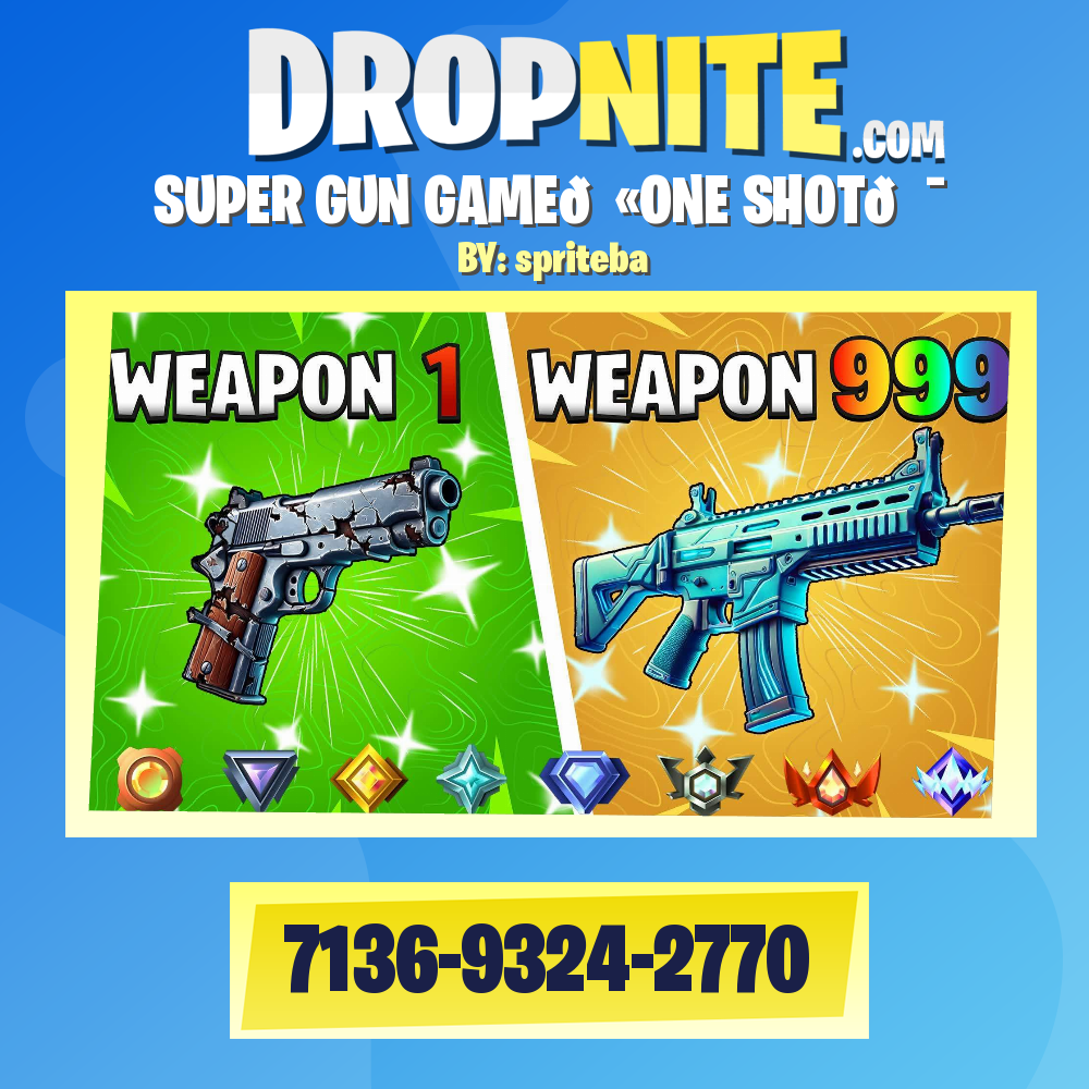 ⭐SUPER GUN GAME🔫ONE SHOT🎯