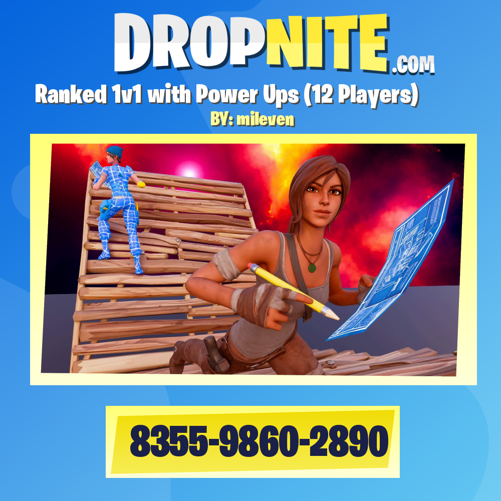 Ranked 1v1 with Power Ups (12 Players)