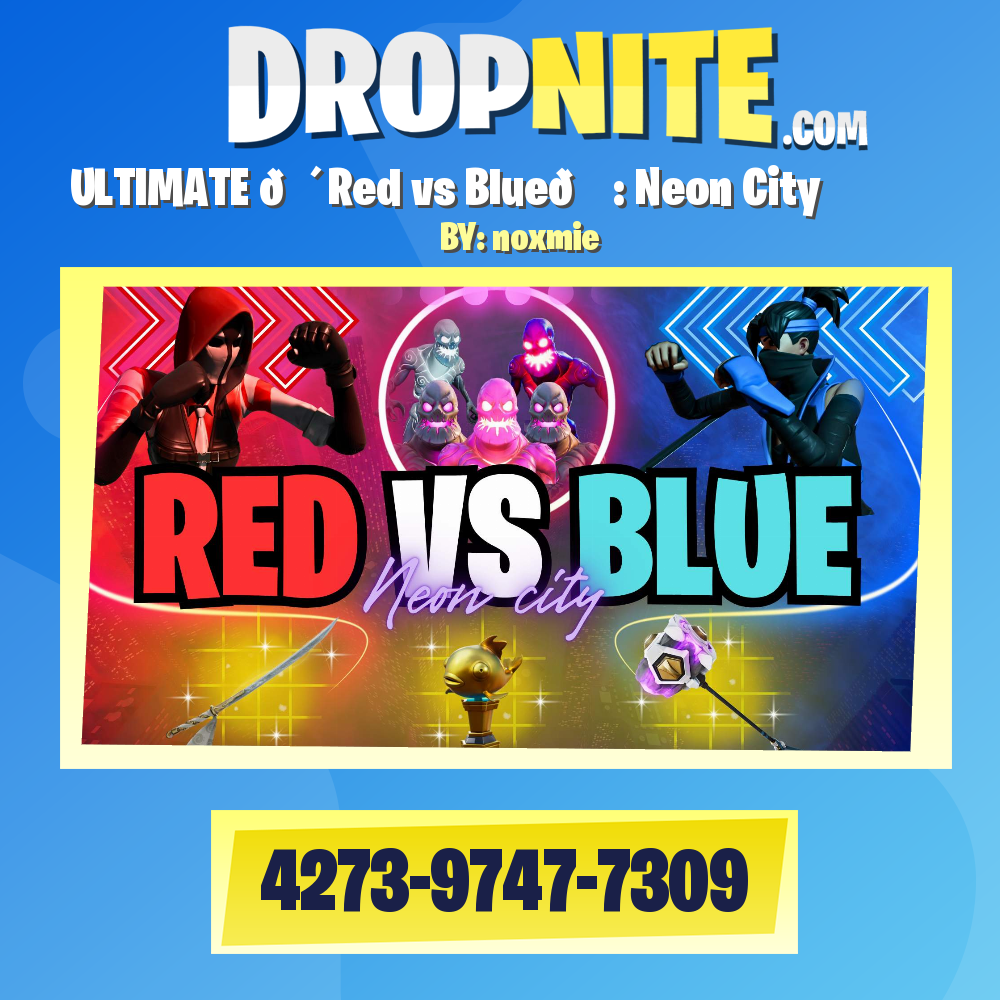 ULTIMATE 🔴Red vs Blue🔵 : Neon City