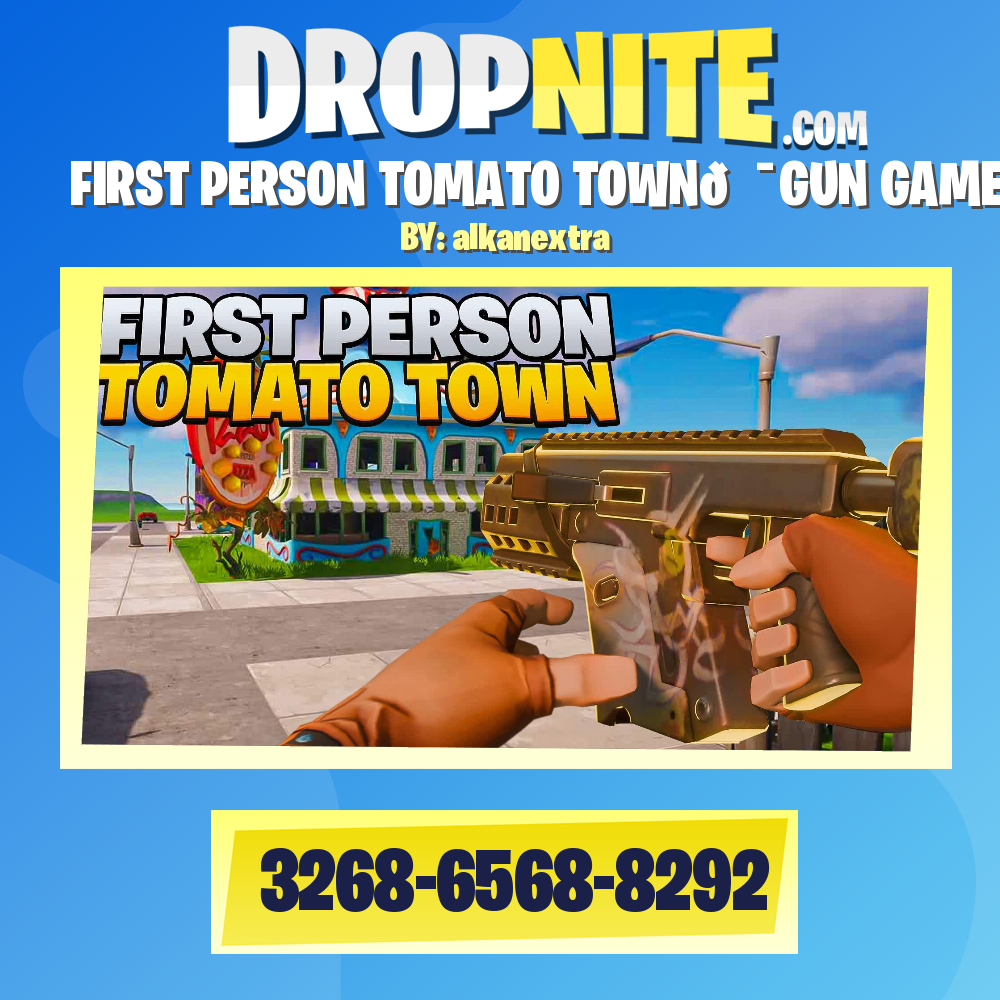 FIRST PERSON TOMATO TOWN🎯GUN GAME