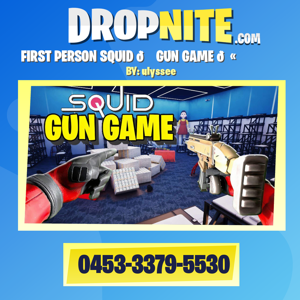 FIRST PERSON｜SQUID 🐙 GUN GAME 🔫