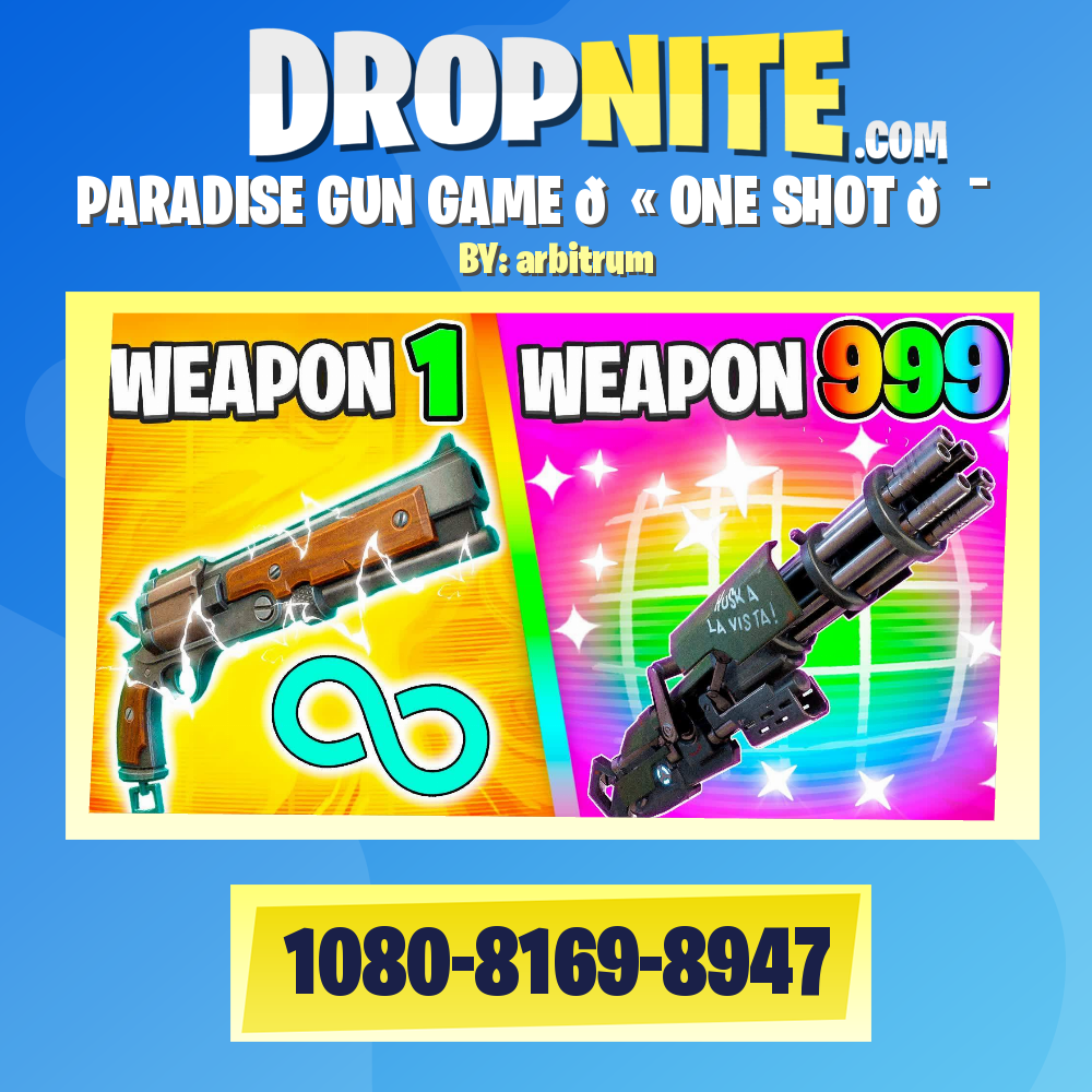 PARADISE GUN GAME 🔫 ONE SHOT 🎯