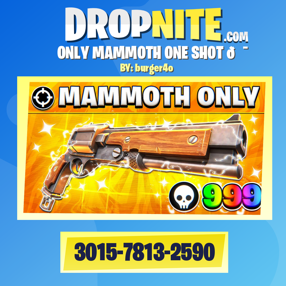 ONLY MAMMOTH ONE SHOT 🎯