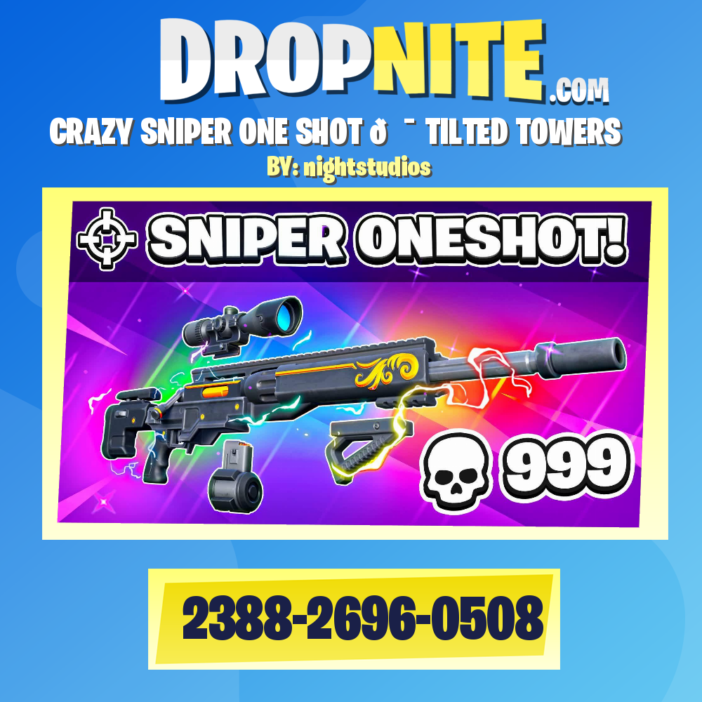 CRAZY SNIPER ONE SHOT 🎯 TILTED TOWERS