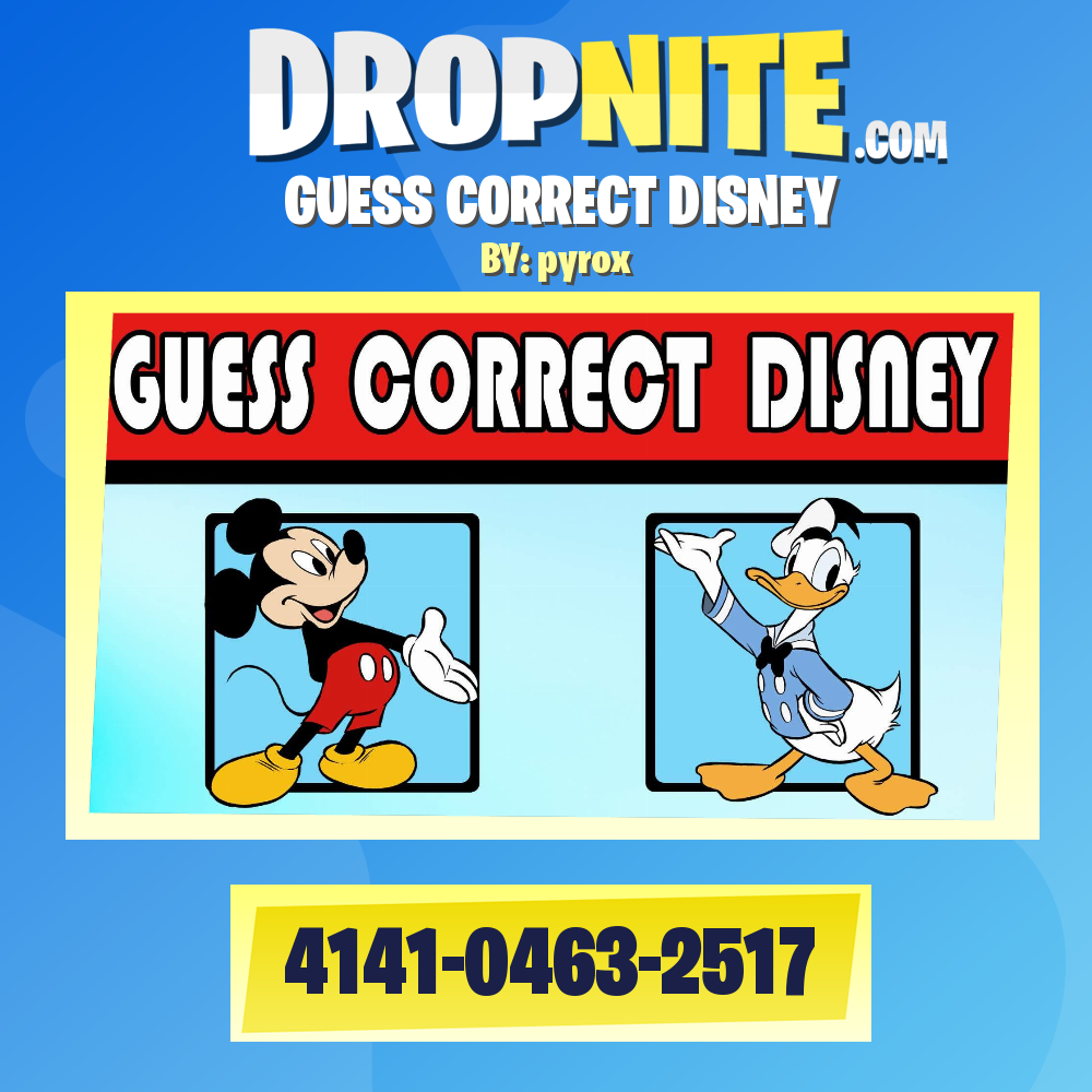 GUESS CORRECT DISNEY