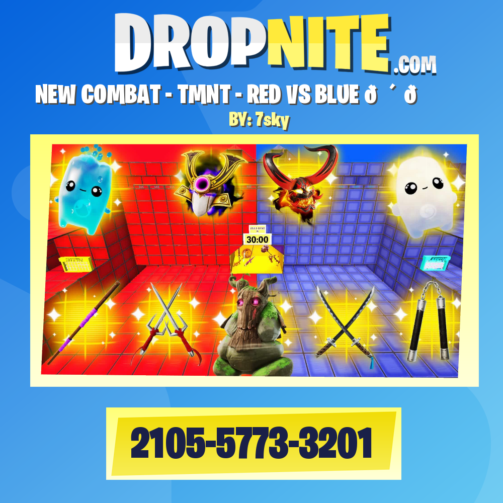 NEW COMBAT - TMNT - RED VS BLUE 🔴 🔵