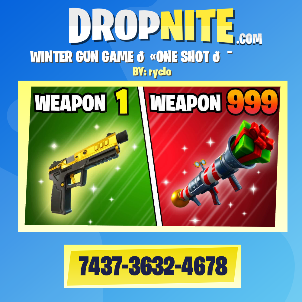 ❄️ WINTER GUN GAME 🔫ONE SHOT 🎯