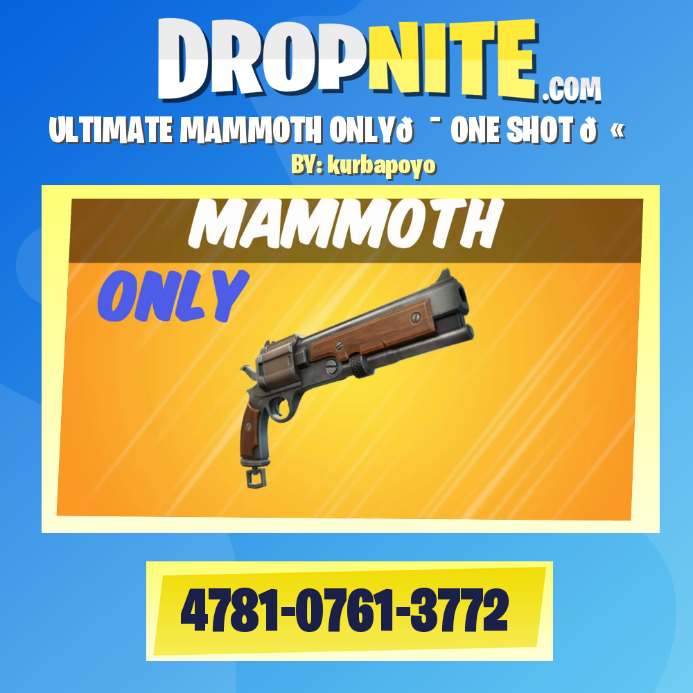 ULTIMATE MAMMOTH ONLY🎯 ONE SHOT 🔫