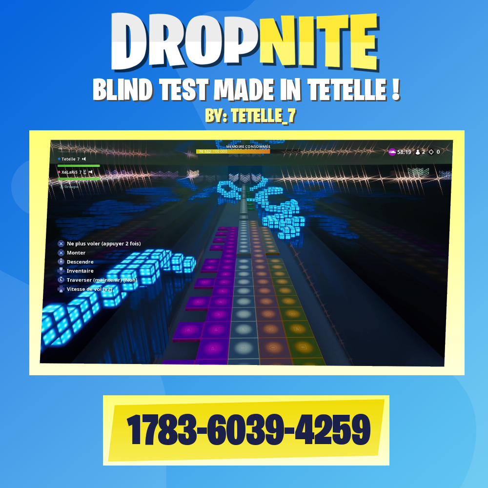 BLIND TEST MADE IN TETELLE !