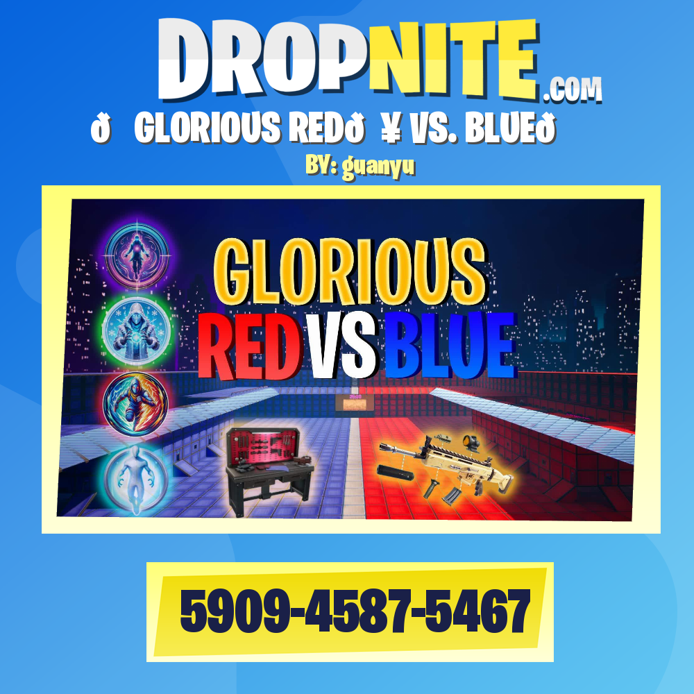 🌟GLORIOUS RED🟥 VS. BLUE🟦