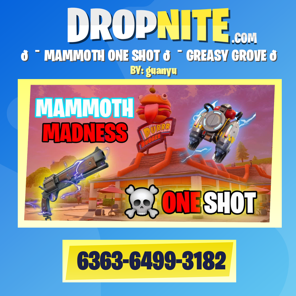 🎯 MAMMOTH ONE SHOT 🎯 GREASY GROVE 🍔