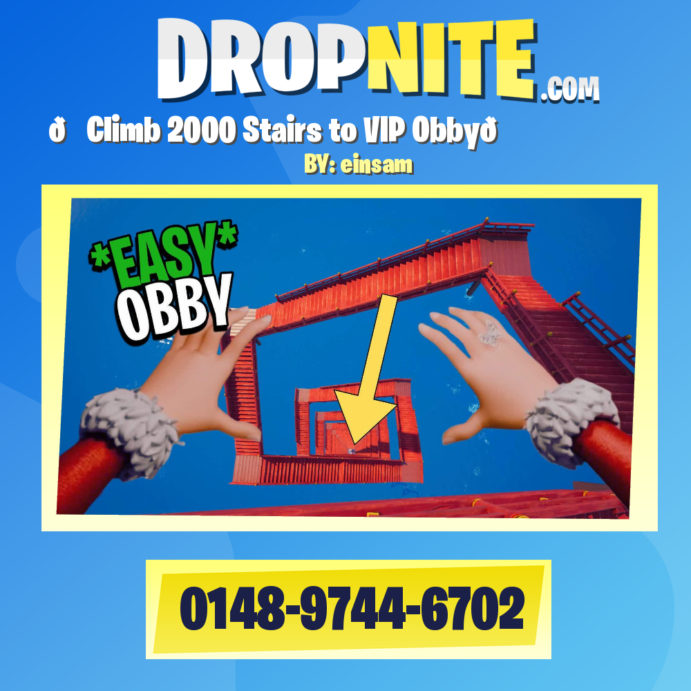 🌈Climb 2000 Stairs to VIP Obby💎