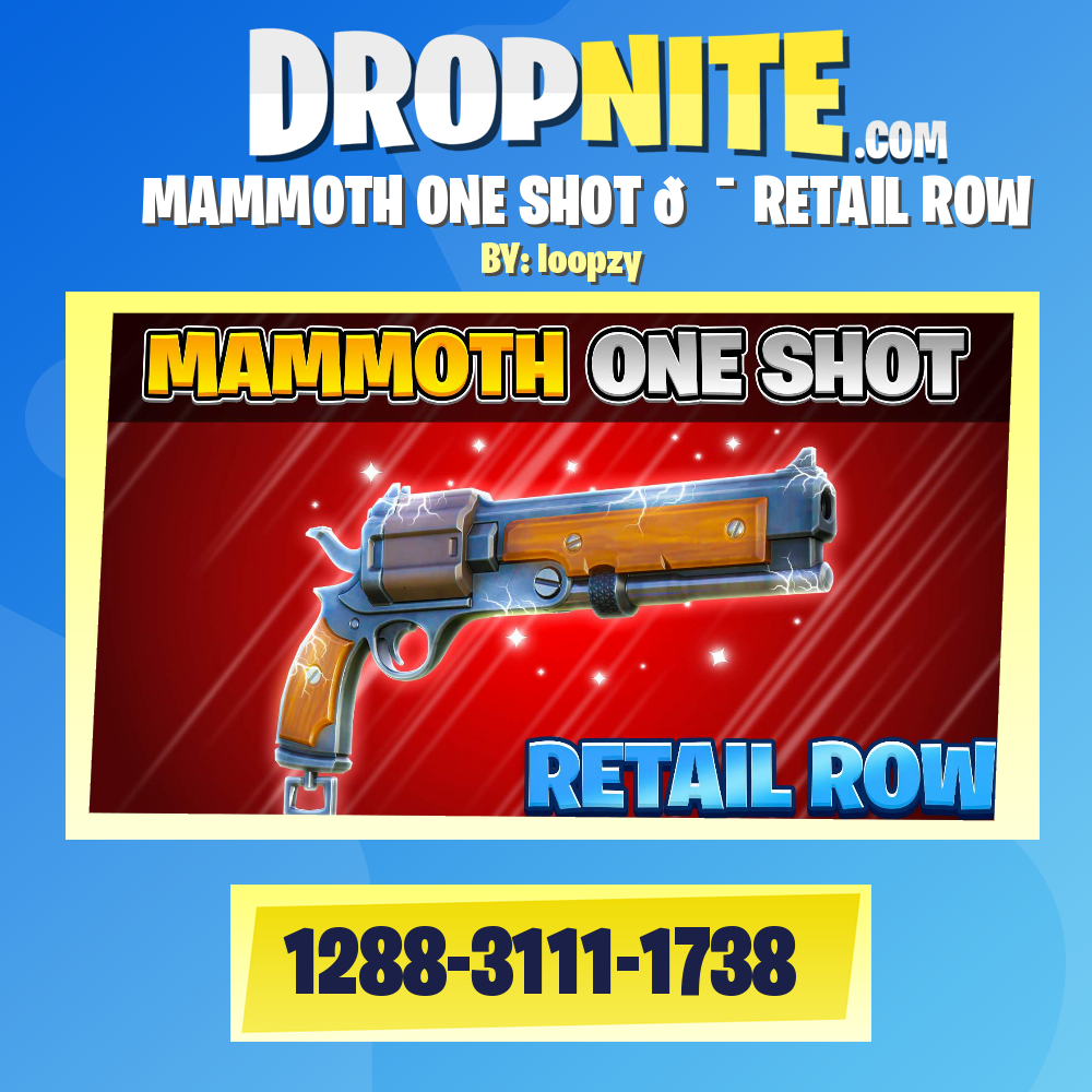 MAMMOTH ONE SHOT 🎯 RETAIL ROW
