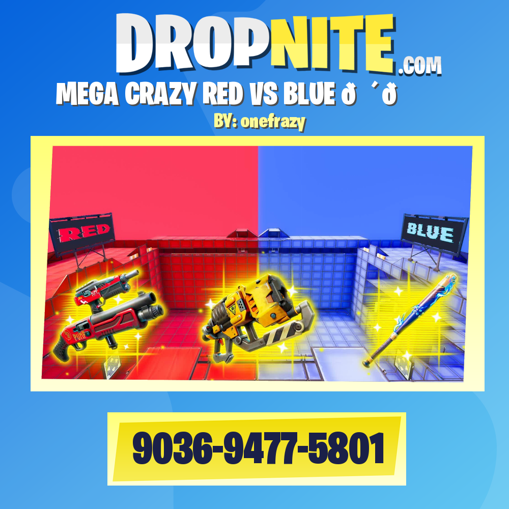 MEGA CRAZY RED VS BLUE 🔴🔵