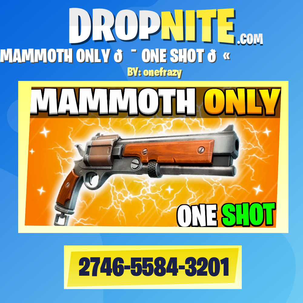MAMMOTH ONLY 🎯 ONE SHOT 🔫 بندقية واحدة