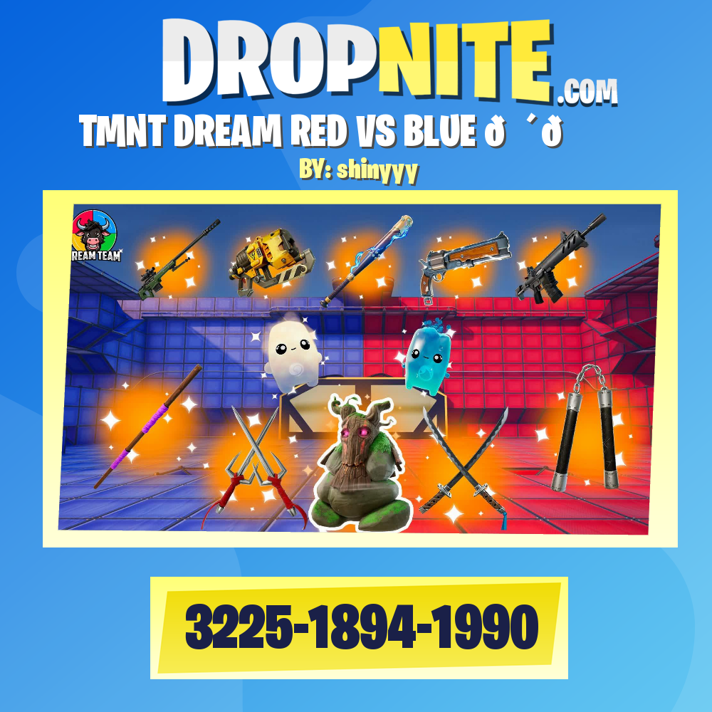 TMNT DREAM RED VS BLUE 🔴🔵