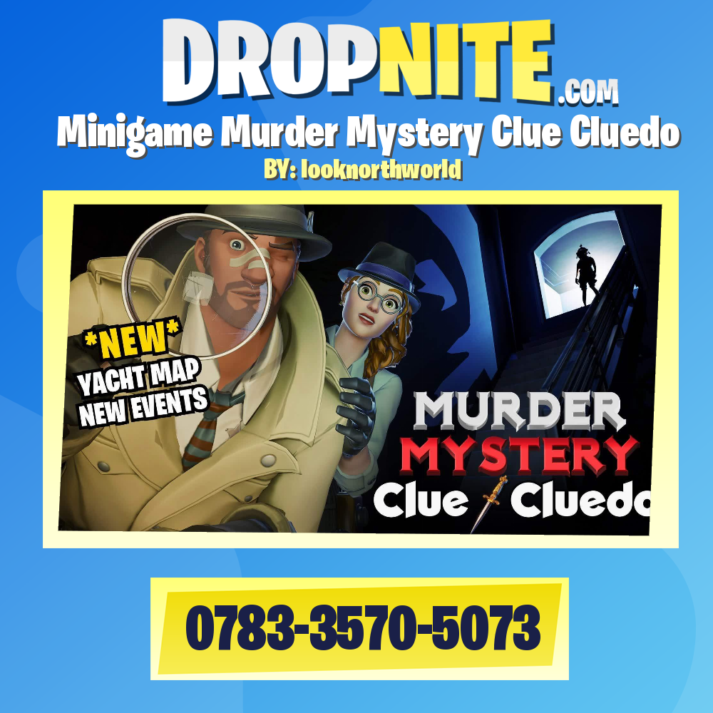 Minigame Murder Mystery Clue Cluedo