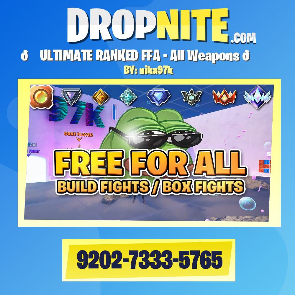 🎵 ULTIMATE RANKED FFA - All Weapons 🏆