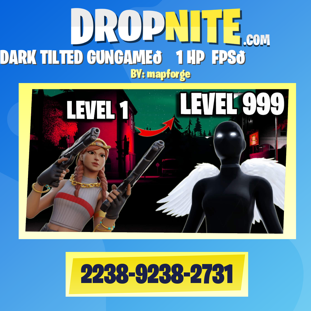 DARK TILTED GUNGAME🏘️1 HP❤️FPS👁️