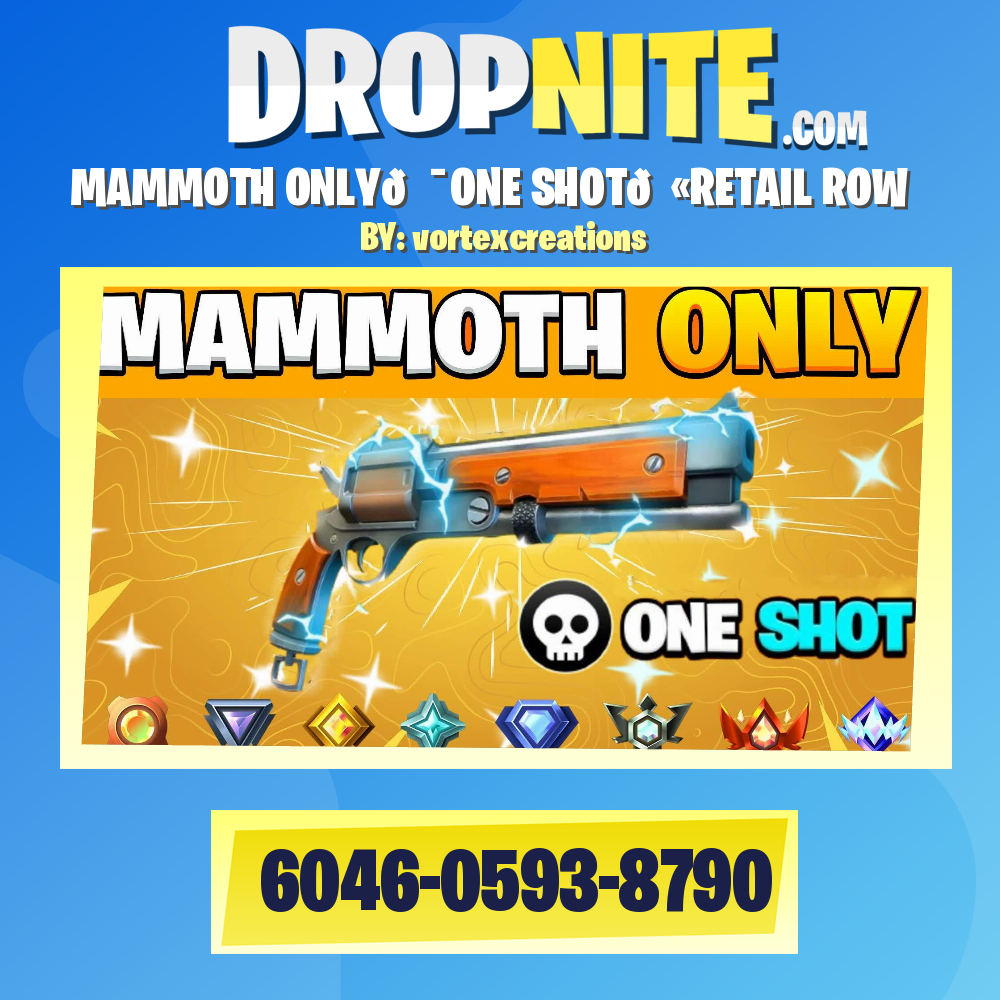 MAMMOTH ONLY🎯ONE SHOT🔫RETAIL ROW