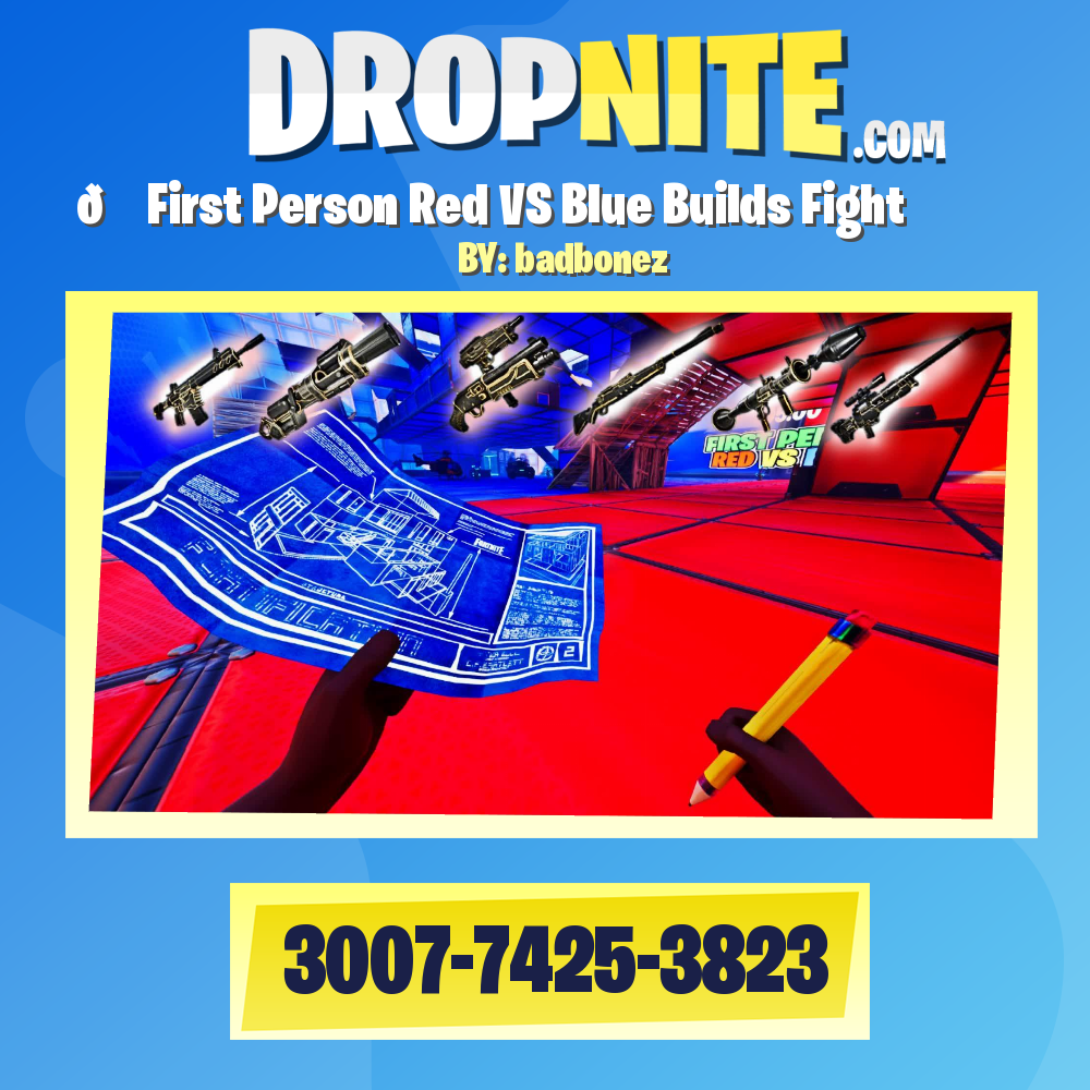 🕵️First Person Red VS Blue Builds Fight