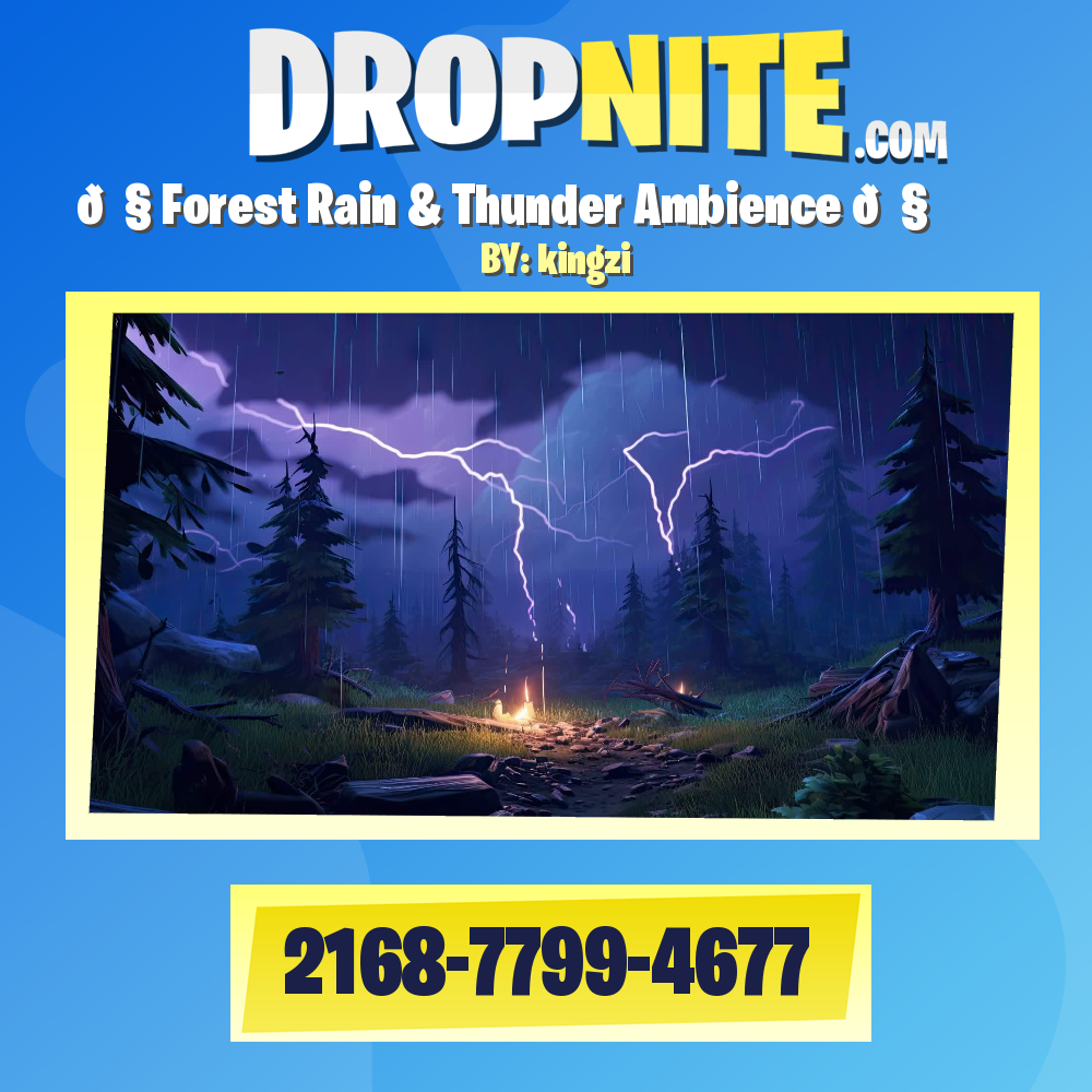 🌧 Forest Rain & Thunder Ambience 🌧