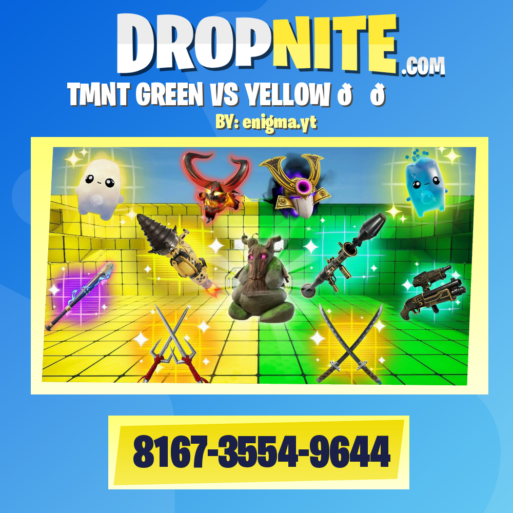 TMNT GREEN VS YELLOW 💚💛