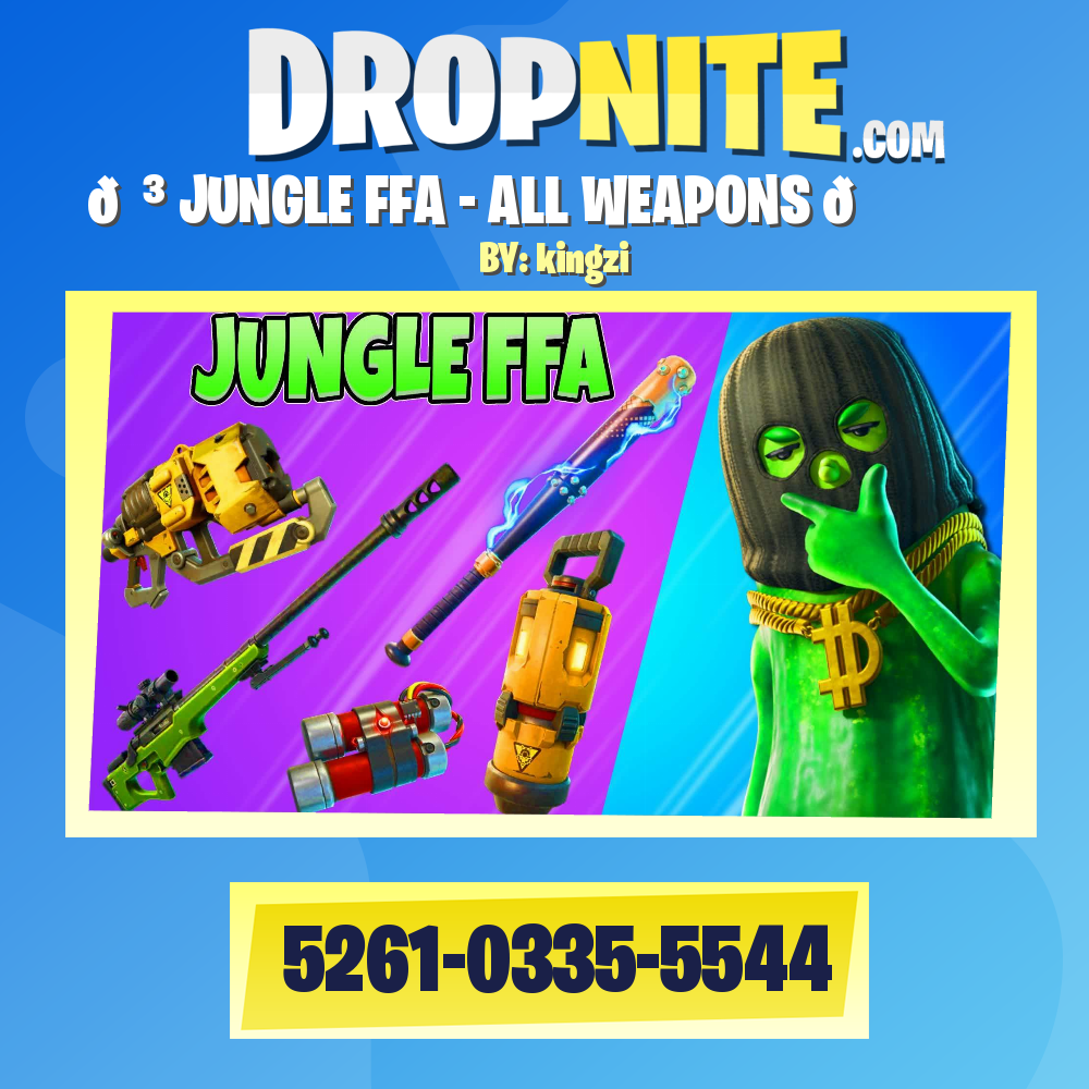 🌳 JUNGLE FFA - ALL WEAPONS 🏆